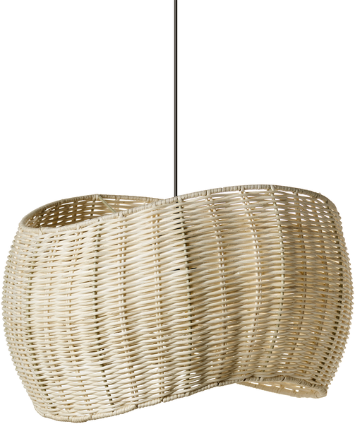 Hängeleuchte COAMO Rattan Naturfarben