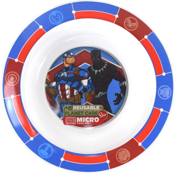 Mikrowellengeschirr Schüssel Ø16 für Kinder verschiedene Motive Avengers