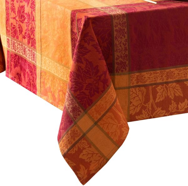 Elrene Home Fashions Jacquard-Tischdecke aus gewebter Baumwolle, rechteckig, 152,4x304,8 cm