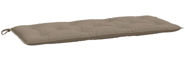 vidaXL Gartenbank-Auflagen 2 Stk. Taupe 120x50x7 cm Oxford-Gewebe 361686 Bild 4