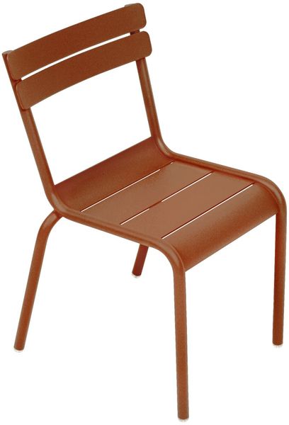 Kinderstuhl Luxembourg Kid aus Aluminium Kandierte Orange