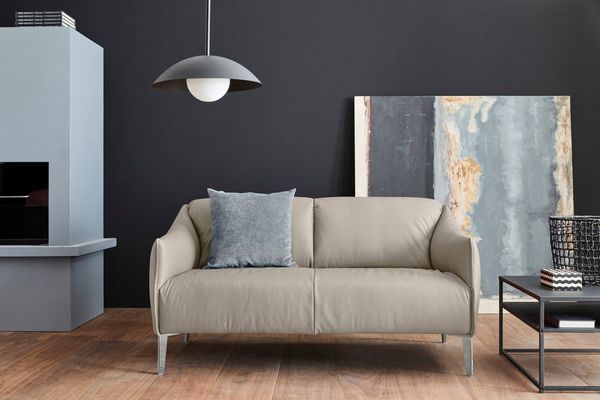 W.SCHILLIG 2-Sitzer sally, mit Metall-Winkelfüßen in Chrom glänzend, Breite 154 cm