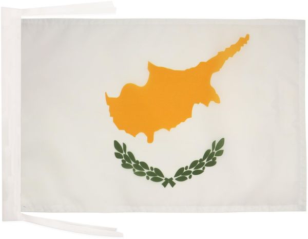 AZ FLAG - Flagge Zypern - 45x30 cm Mit Kordel - Zypriotische Fahne 30x45 Cm - Flaggen