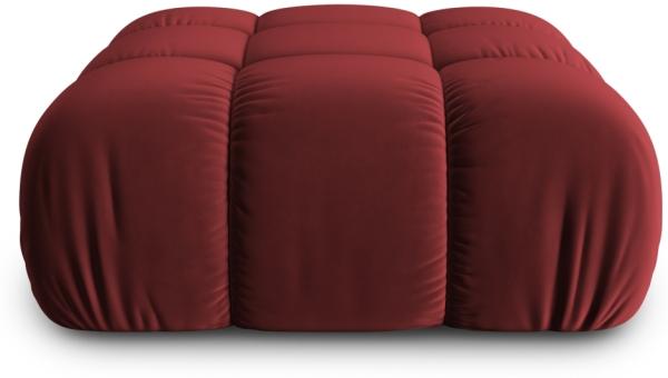 Micadoni Hocker Bellis Samtstoff Riviera Dunkelrot