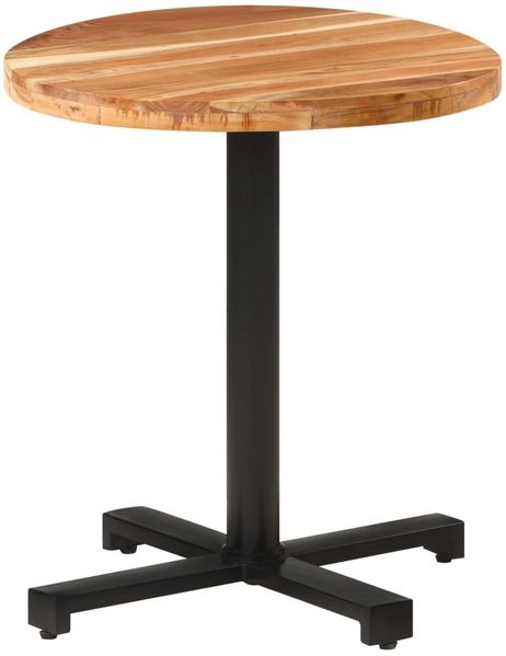 Bistrotisch, Bartisch, Stehtisch Rund Ø70x75 cm Akazie Massivholz