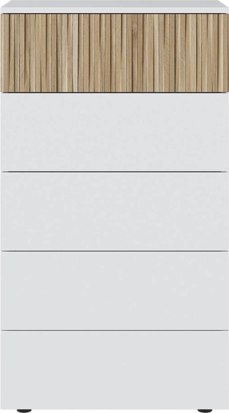Calicosy Kommode 5 Schubladen H109 cm - Ethna - Weiß