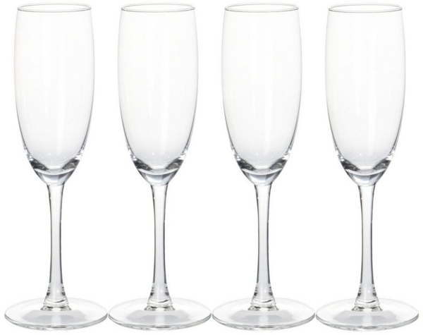 Neuetischkultur Sektglas Sektglas 4er Set 180 ml, Glas