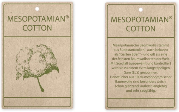 RIPPLES turquoise Strandtuch 75x160cm 100% Mesopotamische Baumwolle Bild 3