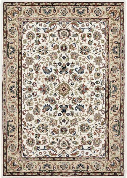THEKO Wollteppich Royal Orient Isfahan, rechteckig, Höhe: 14 mm, handgetuftet, Orient-Optik, reine Wolle