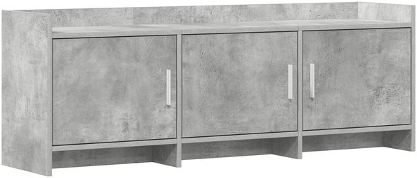 vidaXL TV-Schränk 130 x 33 x 47 cm Betongrau Holzwerkstoff 8011198
