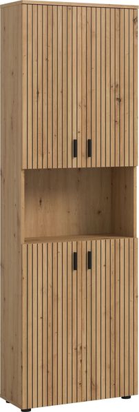 Hochschrank >Mone< in artisan oak - 60x192x30cm (BxHxT)