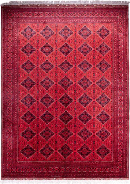 Afghan Teppich - 414 x 292 cm - rot