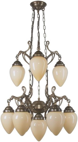 Kronleuchter D232-123eb Berliner Messing