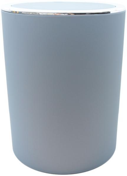 Trendline Kosmetikeimer 5 l anthrazit Mülleimer Abfalleimer Bad Badeimer