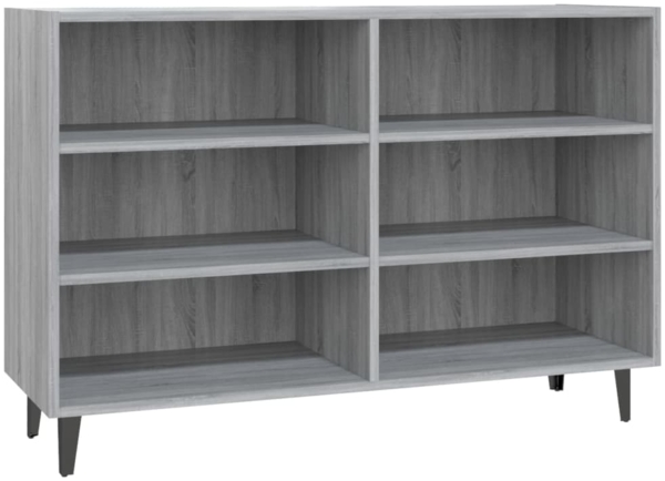 Sideboard Grau Sonoma 103,5 x 35 x 70 cm Holzwerkstoff [813186]