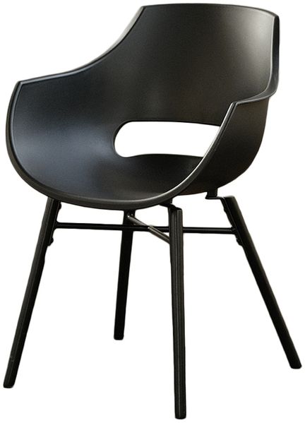 KAWOLA Stuhl ZAJA Esszimmerstuhl Kunststoff schwarz 82 x 59 x 57 cm Bild 3