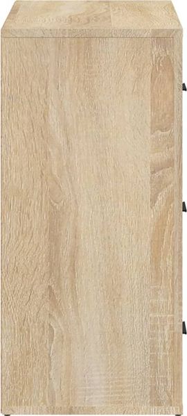vidaXL Sideboard Sonoma-Eiche 80 x 33 x 70 cm Holzwerkstoff [816579] Bild 5