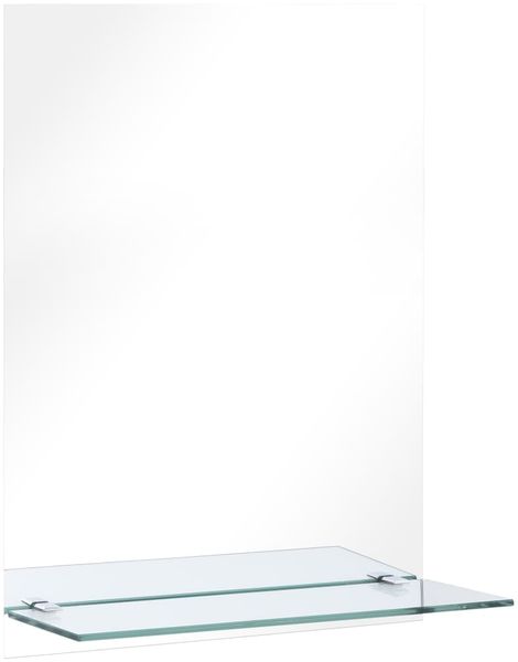 vidaXL Wandspiegel mit Regal 30×50 cm Hartglas [249435] Bild 2