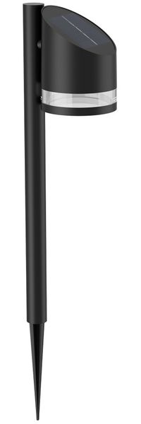 Solar Gehwegleuchte Fyve 28,4 x 12,7 x 9,7 cm schwarz