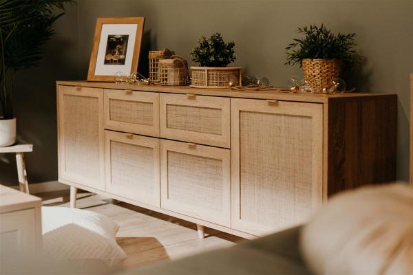 Sideboard >Kuta< in Braun - 180x71x40cm (BxHxT) Bild 10