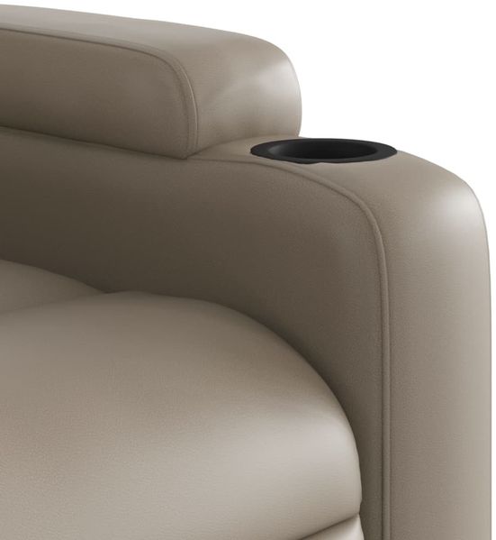 vidaXL Relaxsessel mit Aufstehhilfe Elektrisch Cappuccino Kunstleder 3204678 Bild 12
