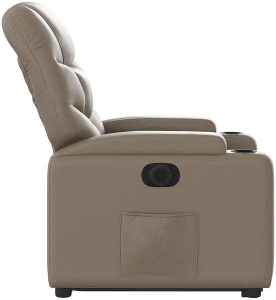 vidaXL Relaxsessel mit Aufstehhilfe Elektrisch Cappuccino Kunstleder 3204678 Bild 10