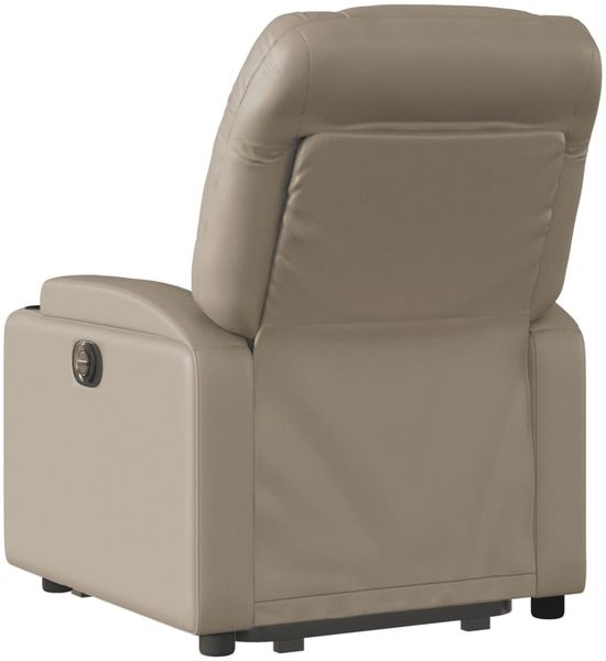 vidaXL Relaxsessel mit Aufstehhilfe Elektrisch Cappuccino Kunstleder 3204678 Bild 5