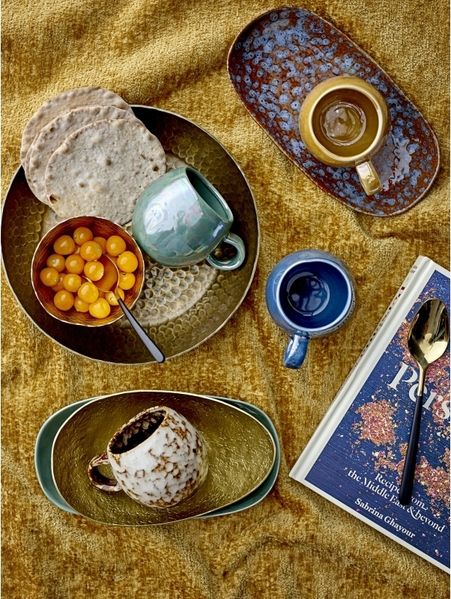 BLOOMINGVILLE Paula Tasse Braun Steingut