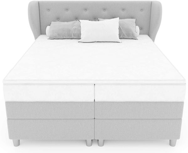 99rooms Hermes Boxspringbett 160x200 cm Velours SORO Lila Bonell-Federung Bild 3
