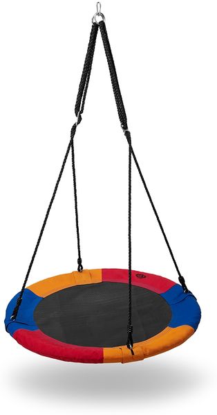 NILS CAMP NB5003 Outdoor Nestschaukel 90 cm mit Stahlrahmen und Seilen