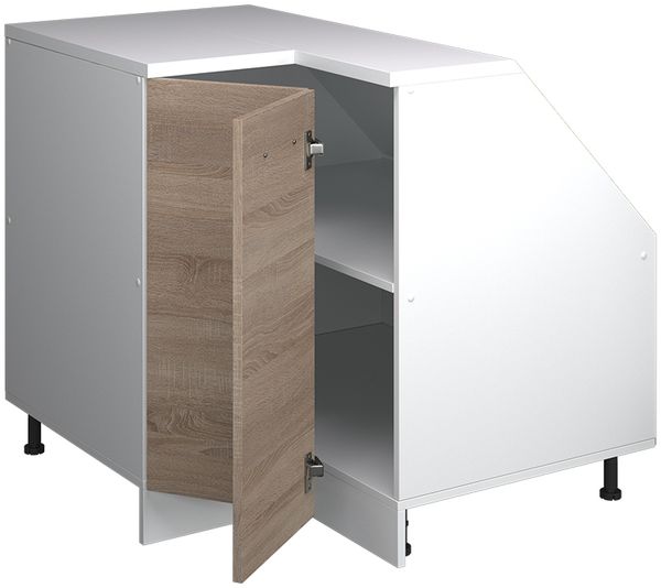 Dachschrägenschrank Eckschrank Rion Sonoma 75.6 x 81.6 cm mit 1 Tür, Schrankkorpus 60 cm Tiefe Vicco Bild 4