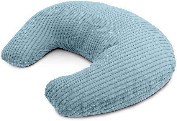 Amilian Stillkissen - Lagerungskissen - Schwangerschaftskissen mit Füllung und Bezug, Stillmond - Stillhörnchen - pregnancy pillow, für Mütter und Babys