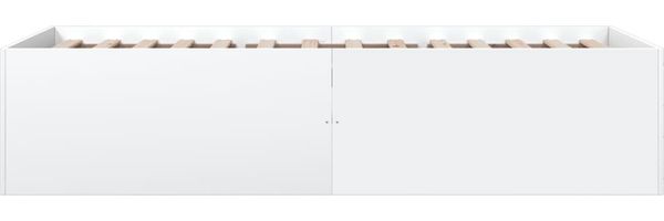 vidaXL Bettgestell Weiß 100x200 cm Holzwerkstoff 3280958 Bild 5