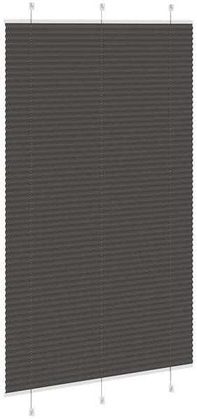 vidaXL Plissee Schwarz 120x200 cm Stoffbreite 119,4 cm Polyester 4015164 Bild 4