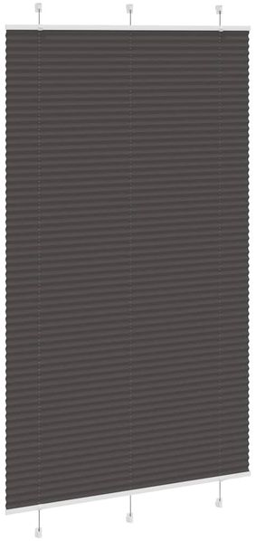 vidaXL Plissee Schwarz 120x200 cm Stoffbreite 119,4 cm Polyester 4015164 Bild 3