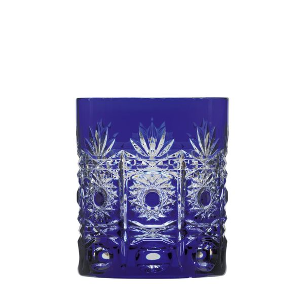 Whiskyglas Kristall Dresden kobalt (9 cm)