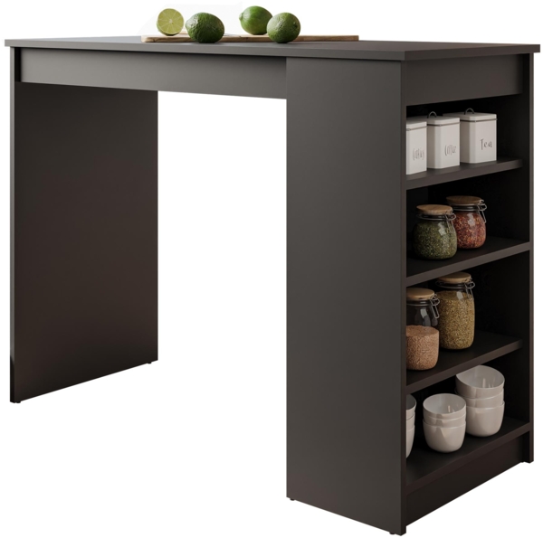 Küchentisch Zotino (Farbe: Schwarz)