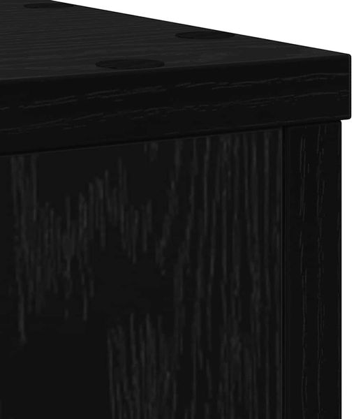 vidaXL Pflanzenständer 2 pcs Schwarz Eichen-Optik 25 x 25 x 35 cm 869230 Bild 8