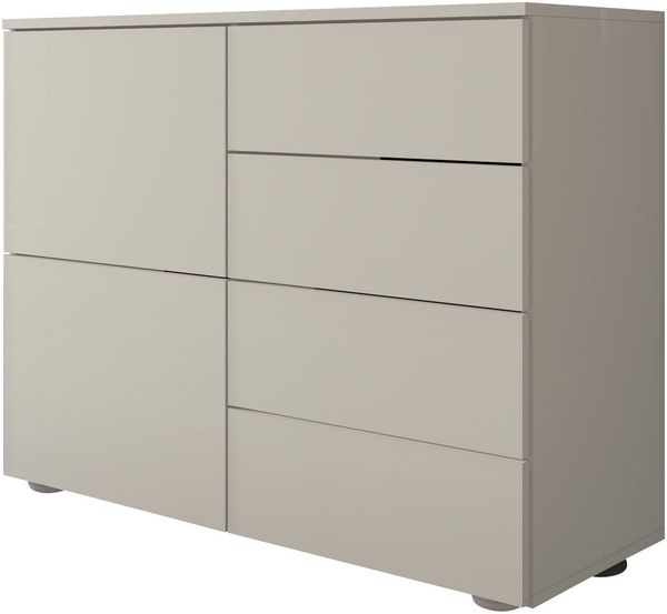 borchardt Möbel Kommode Rova, Sideboard Breite 93 cm, Push-To-Open, verstellbare Einlegeböden, viel Stauraum, Breite 93cm