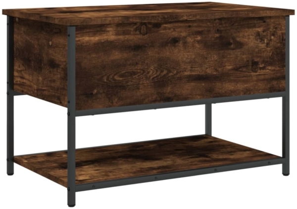 vidaXL Sitzbank mit Stauraum Räuchereiche 70x42,5x47 cm Holzwerkstoff 839020 Bild 11