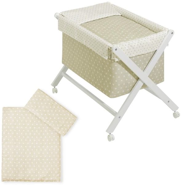 Interbaby 90042-05 Babywiege Modell Star, beige, 8.06 kg