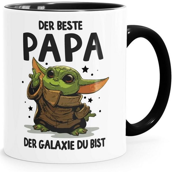 MoonWorks Tasse Tasse Geschenk Papa Sprüche Geschenkidee Vatertag Lustig Motiv, Keramik