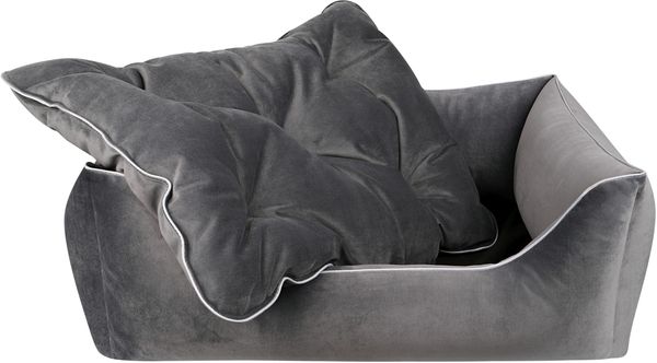 Dandy Dog Hundebett Magic Velvet Grey Größe L Bild 3