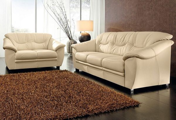 sit&more Polstergarnitur Savona, B: 148 bzw. 198 cm, Set: 2- & 3er-Sofa, mit Federkern