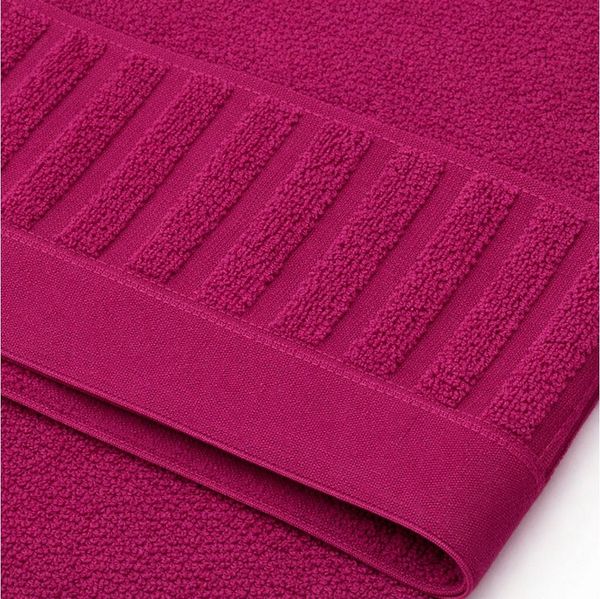 Casa Colori Badetuch Uni, Frottier (1-St), Hohe Farbbrillanz, Einfache Pflege