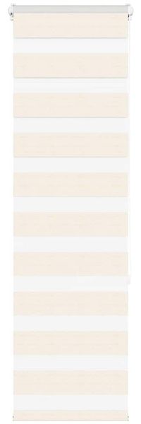 vidaXL Doppelrollo Marmorbeige 45x150 cm Stoffbreite 40,9 cm Polyester 4014640