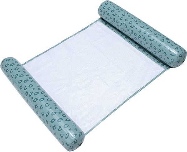 Swim Essentials Luftmatratze Wasserhängematte Grün Leopard 116 x 78 x 15 cm, Wassermatratze Matratze Schwimmmatratze Liege