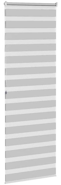 vidaXL Doppelrollo Hellgrau 80x200 cm Stoffbreite 75,9 cm Polyester 4014465 Bild 4