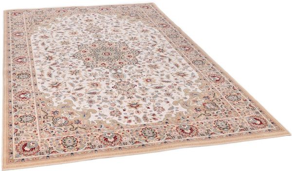 THEKO Wollteppich Dolna - 859, rechteckig, Höhe: 10 mm, Kurzflor, reine Wolle, Orient-Optik