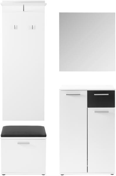 Spiegel >JAKOB< in Weiß 60 x 70 x 2 cm (BxHxT)